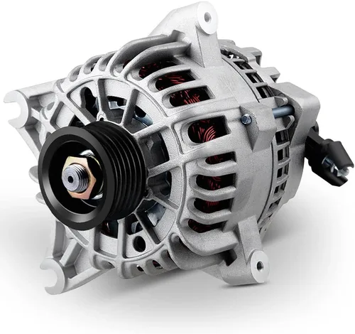 Miniatura 22 de Alternador apto para Chevy para Buick, reemplazo de alternador de alto rendimiento para 1 un cable autoexcitante, para alternador GM Chrome ADR0335