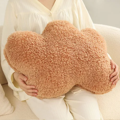 Miniatura 3 de Almohada en forma de nube súper suave para la cintura, almohada de descanso en la nube, cojín de felpa para leer la decoración de la habitación