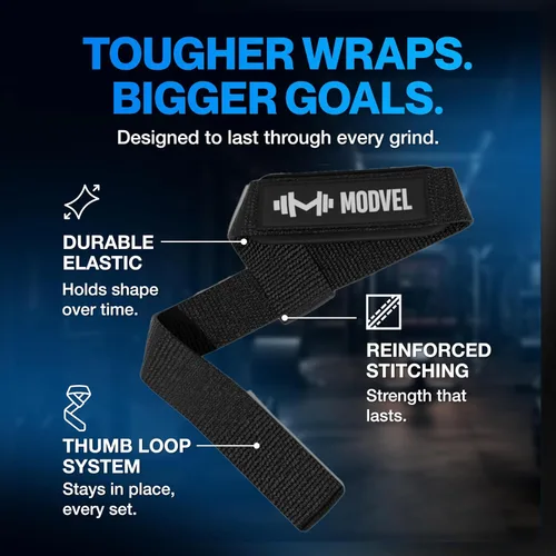 Miniatura 6 de MODVEL Muñequera ortopédica y muñequeras para levantamiento de pesas, soporte ajustable y ligero para túnel carpiano, artritis, tendinitis, Negro