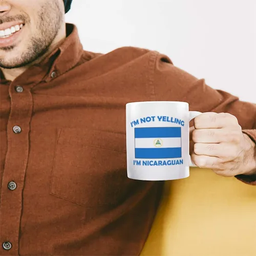 Miniatura 4 de Taza de té de café con texto en inglés "I'M Not Yelling I Am Nicaraguan Nicaraguans Nicaraguans - Taza de té para Navidad, regalo de Hanukkah