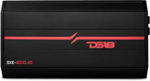 Miniatura 9 de DS18 SXE-4000.4D/RD Amplificador de coche estéreo de rango completo clase D 4 canales 275x4 RMS @4 OHM 4000 vatios - Amplificador potente y compacto