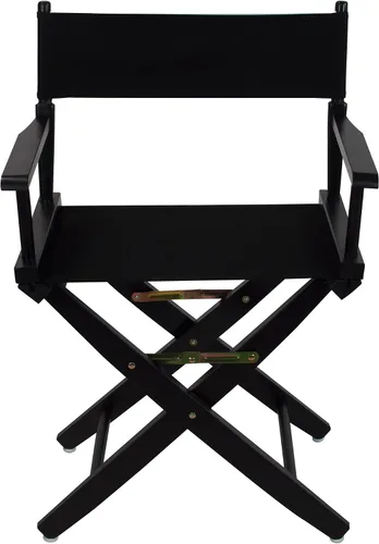 Miniatura 6 de American Trails Silla de director extra ancha de 18.0 in, marco negro con lona negra premium