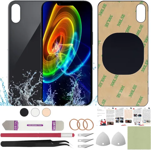 Miniatura 33 de Funda trasera de repuesto compatible con iPhone 8 de 4.7" + Herramientas profesionales (Gris espacial)