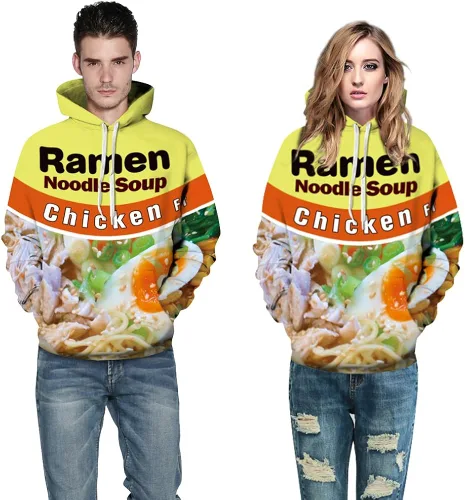 Miniatura 5 de Plustrong Sudadera con capucha y bolsillos para hombre y mujer 3D