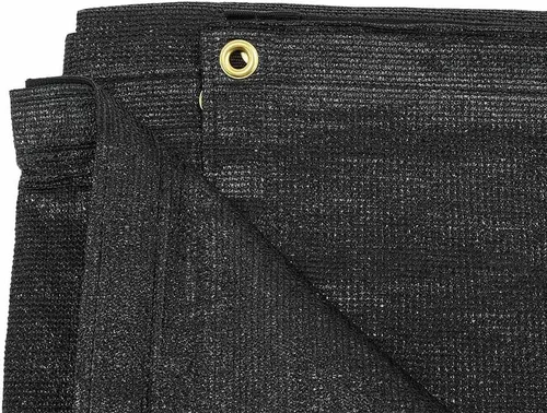 Miniatura 8 de Mytee Products Lona de malla negra de 8 x 10 pies, 90% de sombra, cubiertas de invernadero, protector solar, red de tela para perreras para mascotas