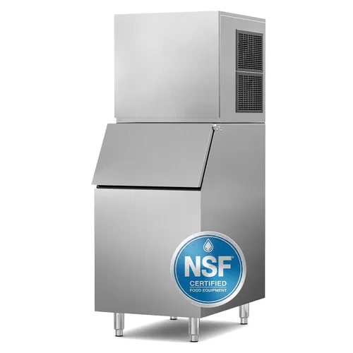Miniatura 12 de Máquina de hielo comercial de 550 libras/24 horas, 132 cubitos de hielo listos en 5-15 minutos con contenedor de almacenamiento de 400 libras