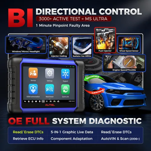 Miniatura 6 de Autel Escáner MaxiIM IM508S PRO con $569 PRO Kit, 2026 Full Bundle Pro Version, Igual que IM608 PRO 2/IM608S II, diagnóstico mejorado All-Sys
