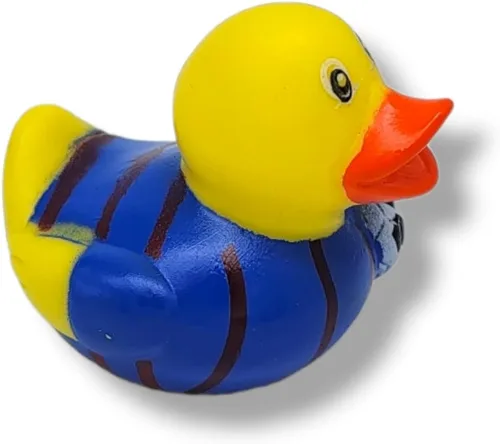 Miniatura 5 de Patos de goma con temática deportiva (2 pulgadas) (paquete de 12) lindos juguetes de piscina para bañera o bañera (fútbol)