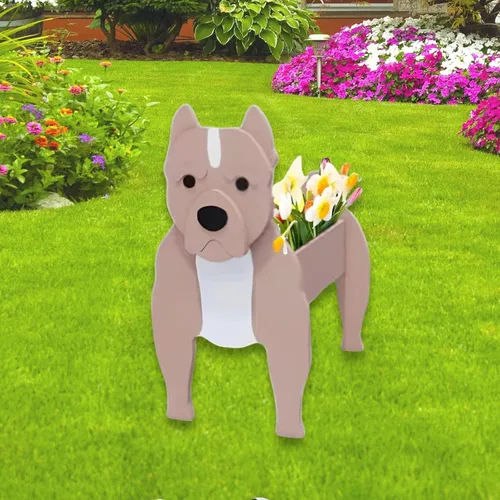 Miniatura 43 de Maceta de Perro English Springer Spaniel, Macetas de Plantas, Bonita Maceta de Jardín para Perros, Macetas de Perro Regalos de Cumpleaños