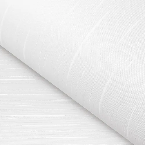 Miniatura 4 de FunStick Papel tapiz de rayas gruesas para despegar y pegar, papel tapiz blanco texturizado, papel de contacto blanco extraíble para gabinetes, tela