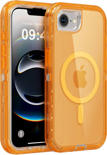 Miniatura 36 de Follaroma para iPhone 17 Pro Max, Funda Compatible con MagSafe, Funda Magnética Transparente de Doble Capa, Funda Resistente Anti-Caída y a Prueba