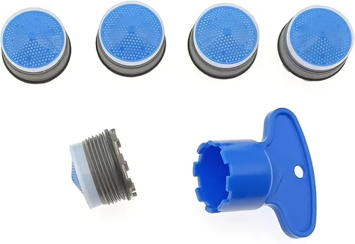 Miniatura 5 de 1 juego de 0.650 in filtro de grifo limitador grifo aireador llave restrictor piezas de repuesto para baño o cocina
