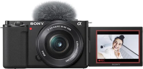 Miniatura 5 de Sony ZV-E10 - Cámara sin espejo con lente de 0.630-1.969 in + memoria de 64 GB + funda, cápsula de agarre estable + filtros + 2 baterías + más