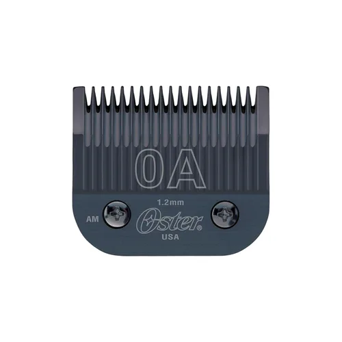 Oster Cuchillas cortadoras profesionales, cuchillas de tamaño 0A, compatibles con todas las cortadoras de cuchillas desmontables Oster - Acero de