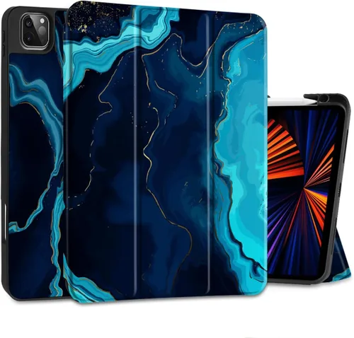 Miniatura 14 de DONGKE Funda protectora delgada para iPad Pro 2022/2021/2020/2018 de 11 pulgadas de generación 4/3/2/1 - Funda protectora delgada - Soporte