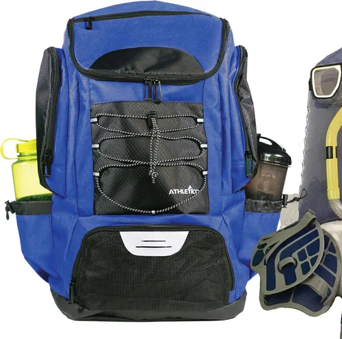 Miniatura 8 de Mochila de natación Athletico - Bolsa de natación con compartimentos para artículos húmedos y secos para natación, playa, campamento - Bolsas de Azul