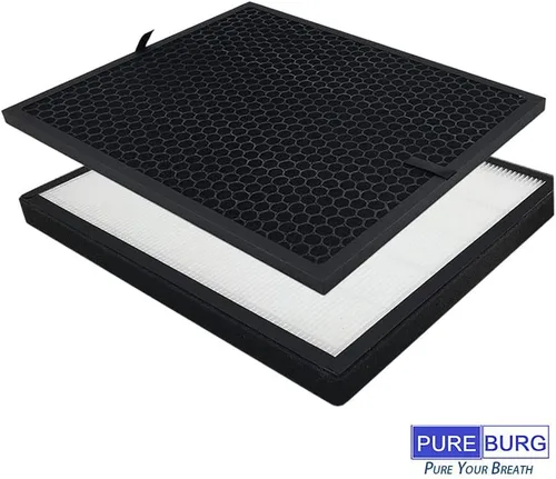 Miniatura 5 de PUREBURG Juego de filtros de repuesto compatibles con purificadores de aire Levoit LV-PUR131 LV-PUR131S LV-PUR131-RF, H13 True HEPA y filtro