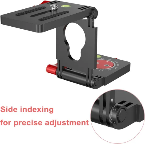 Miniatura 7 de Z Flex Tilt Trípode Cabeza – Ángulo Flexible Pan & Tilt Head/Universal Multiway Cámara Trípode Conexión a Monopod Slider Rail Estabilizador Gimbal