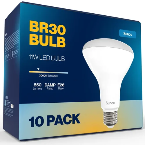 Paquetes de bombillas de luz BR30 Blanco 3k