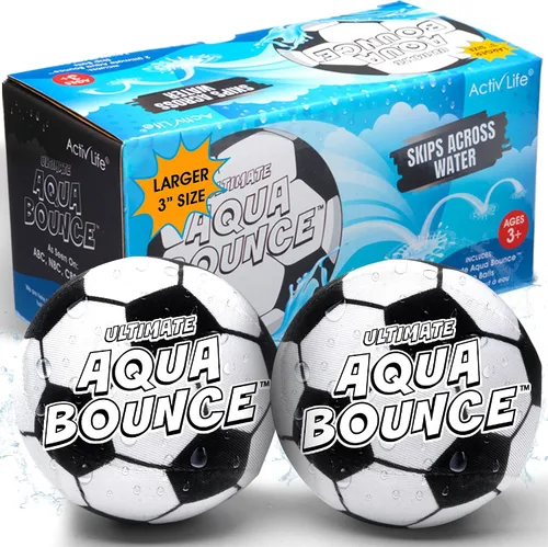 Miniatura 7 de Activ Life Ultimate - Paquete de 2 pelotas de salto de agua más grandes de 3 pulgadas, pelotas rebotadoras para diversión en la piscina y la playa
