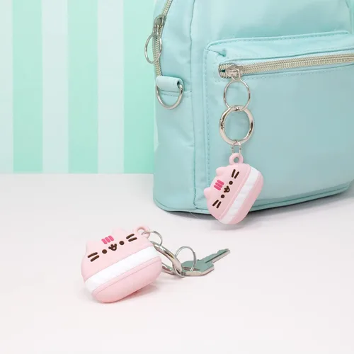 Miniatura 8 de iFace x Pusheen - Bonita funda protectora de silicona diseñada para AirPods 1/2, de pie + iFace x Pusheen Café Series Funda protectora de silicona
