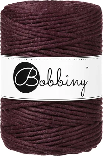 Miniatura 13 de Bobbiny Cordón de macramé XXL de 0.197 in de una sola capa (aguamarina), 108 yardas/330 pies (100% algodón reciclado)
