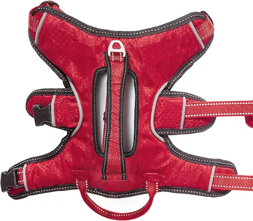 Miniatura 8 de Arnés para perros a prueba de escape, sin escape, de Tuff Pupper Arnés ajustable de 5 puntos para perros Arnés para perros acolchado Arnés