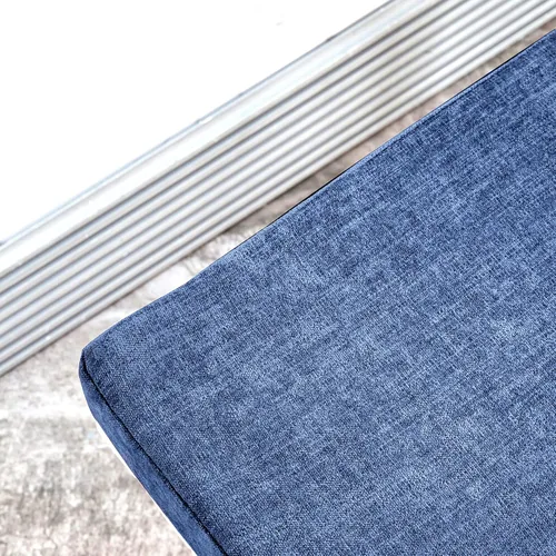 Miniatura 3 de Loveboat Cojín de banco de piano, almohadilla de banco lavable para almacenamiento de zapatos, ventana, piano, comedor, 30 x 14 x 2 pulgadas, azul