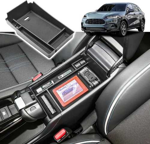 RUNROAD Bandeja organizadora de consola central compatible con Honda HR-V 2023 2024 2025 2026 Accesorios HRV 2023, 2024, 2025 2026, organizador de