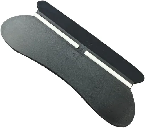 Afilador de cuchillos negro con guía de ángulo. Piedra de afilar para cuchillos, guía de ángulo de 1 paquete, 4 ángulos - 12°, 14°, 18°, 30°,