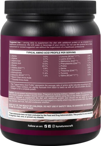 Miniatura 2 de Natures Craft Proteína en polvo multicolágeno para mujeres y hombres, péptidos de colágeno hidrolizados Keto, 45 porciones, vitaminas