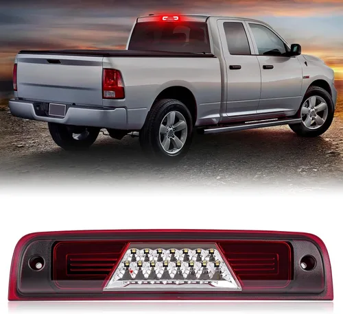 Miniatura 10 de R&F Auto Lente ahumada LED de repuesto de luz de freno de montaje alto para Ram 1500 2500 3500 (2002-2008), para Ram 2500 3500 (2009), luces