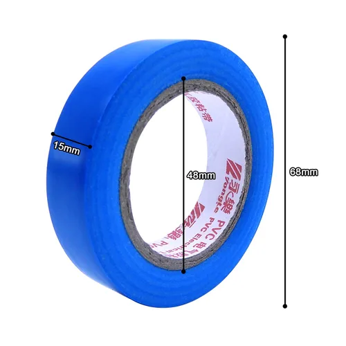 Miniatura 3 de Maveek Cinta aislante eléctrica, cintas eléctricas de vinilo de PVC con adhesivo a base de goma, resistente al calor, ignífugo, impermeable