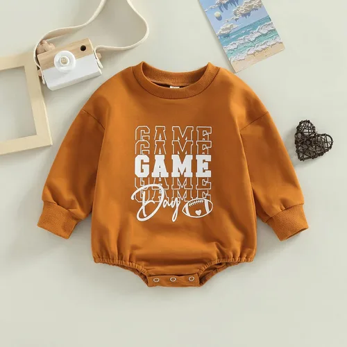 Miniatura 59 de Ropa de Halloween para bebé niña, sudadera con estampado de calabaza, mameluco de burbujas, lindo traje de Acción de Gracias de otoño