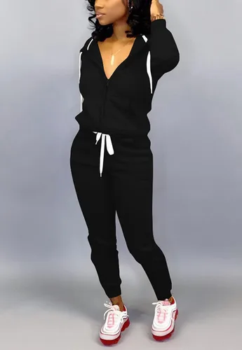 Miniatura 4 de Mrskoala - Conjunto deportivo de 2 piezas para mujer, sudadera y pantalones largos para correr o descansar