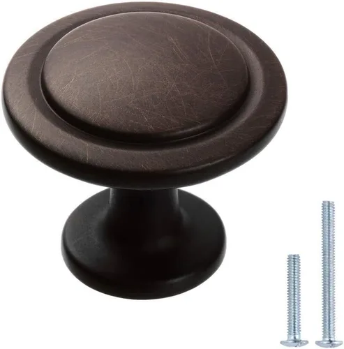 Miniatura 5 de Tiradores de bronce aceitado para gabinete, manijas de gabinete de cocina, accesorios modernos para cajones y aparadores, centros de agujeros de 3