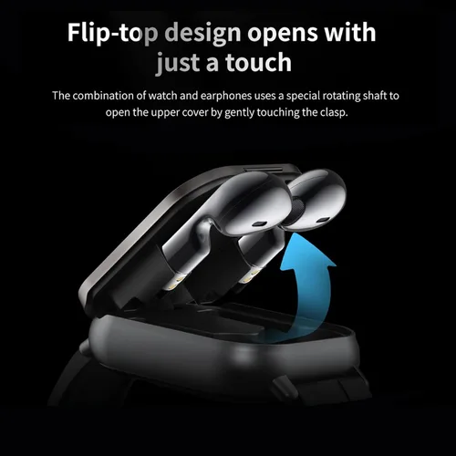 Miniatura 5 de Reloj inteligente con auriculares, pantalla HD de 2.01 pulgadas, reloj inteligente 2 en 1 con más de 100 modos deportivos rastreador de fitness