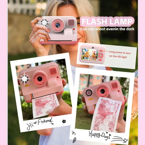 Miniatura 3 de Cámara de impresión instantánea para niños, cámaras de impresión digital instantánea HD 1080P