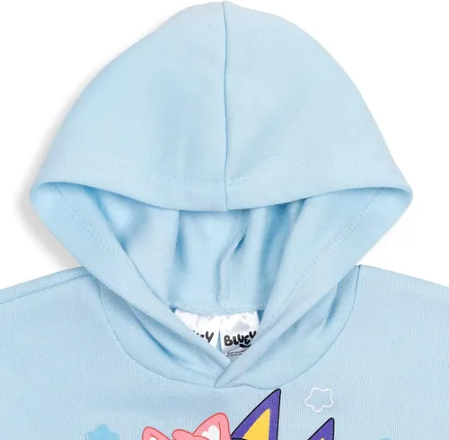 Miniatura 5 de Bluey Conjunto de sudadera con capucha y leggings de forro polar para niñas de niño a niño grande