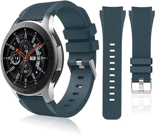 Miniatura 18 de HSWAI Compatible con Samsung Galaxy Watch de 1.81 pulgadas, Gear S3 Frontier, bandas de reloj clásicas/Galaxy Watch 3 bandas de 1.772 pulgadas