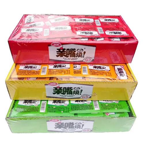 Miniatura 5 de WeiLong Latiao, Damianjin Gluten picante, Snack chino, Wei Long Series Spicy Gluten (paquete de 40) paquete pequeño ndependiente.