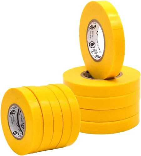 Miniatura 76 de WOD ETC766 - Cinta eléctrica blanca de uso general de grado profesional con núcleo certificado UL/CSA. Cinta eléctrica adhesiva de goma vinílica