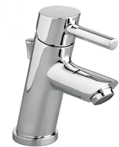 American Standard 2064.131.002 Serin Petite Grifo de lavabo de baño monobloque con un solo mango, cromado, 6.00 pulgadas de ancho x 2.00 pulgadas de