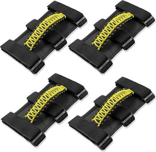 Miniatura 20 de para Accesorios Jeep Wrangler Asas de Agarre de Barra Enrollable de Agarre y Empuñadura con Borde Compatible con Jeep Wrangler YJ TJ JK JKU JL JLU