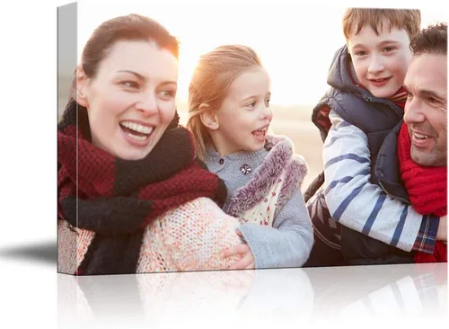 Miniatura 8 de NWT Impresiones en lienzo personalizadas con tus fotos para la familia, cuadros de lienzo personalizados para pared para imprimir enmarcados de 10 x