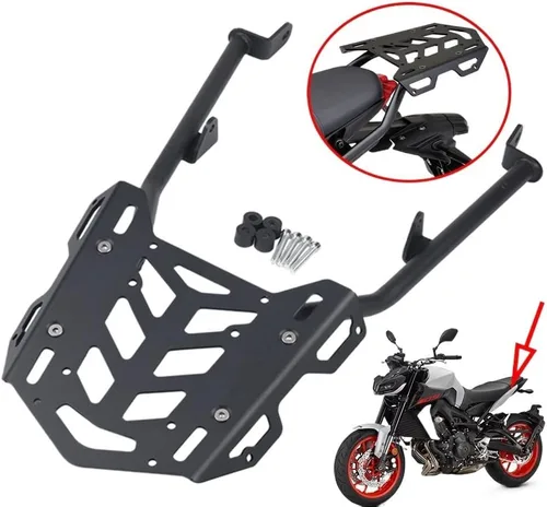 Miniatura 3 de Estante trasero para Yamaha & AHA MT-09 SP MT09 FZ-09 FZ09 2021 2022 Accesorios de motocicleta Estante trasero Soporte de estante de equipaje Placa