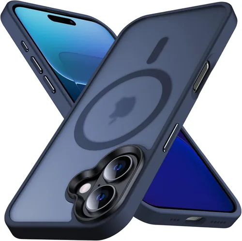 Miniatura 33 de Anqrp Funda magnética a prueba de golpes para iPhone 11, [compatible con MagSafe] [probada contra caídas de grado militar] Funda delgada de silicona
