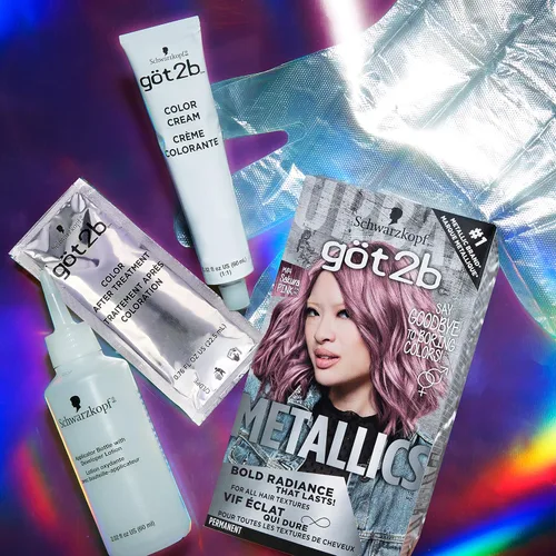 Miniatura 4 de Got2b Metallics - Color permanente para el cabello, color rosa Sakura M84