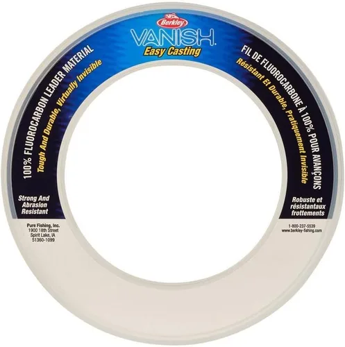 Miniatura 10 de Berkley Vanish Línea de Pesca de Fluorocarbono/Material Líder Transparente - Desvanecer