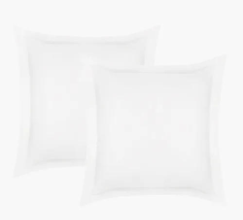 Miniatura 9 de Juego de 2 fundas europeas 100 % de eucalipto lyocell Tencel (26 x 26), enfriamiento natural, fibra Tencel Lyocell certificada, súper suave, sedosa